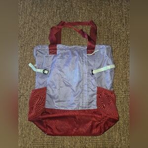 Patagonia Travel Tote Pack Bag Backpack Maroon Red Purple Lavedar Packable